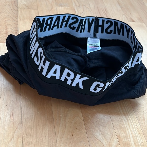 🦈 NWOT Black Flex Leggings | Low Rise | Gymshark | 22.5” Inseam | Size Small - Picture 13 of 17